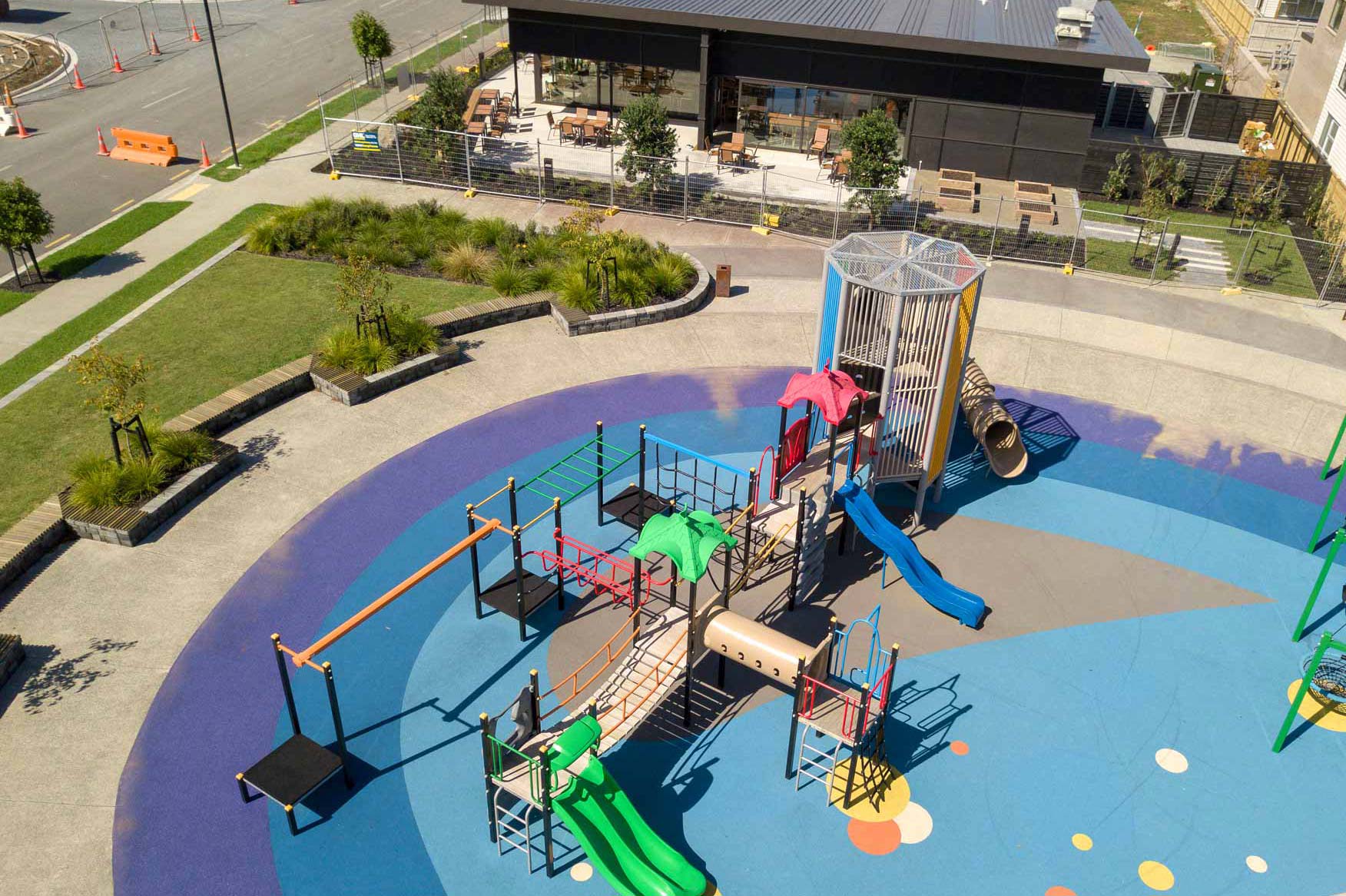 waiata shores playground construction